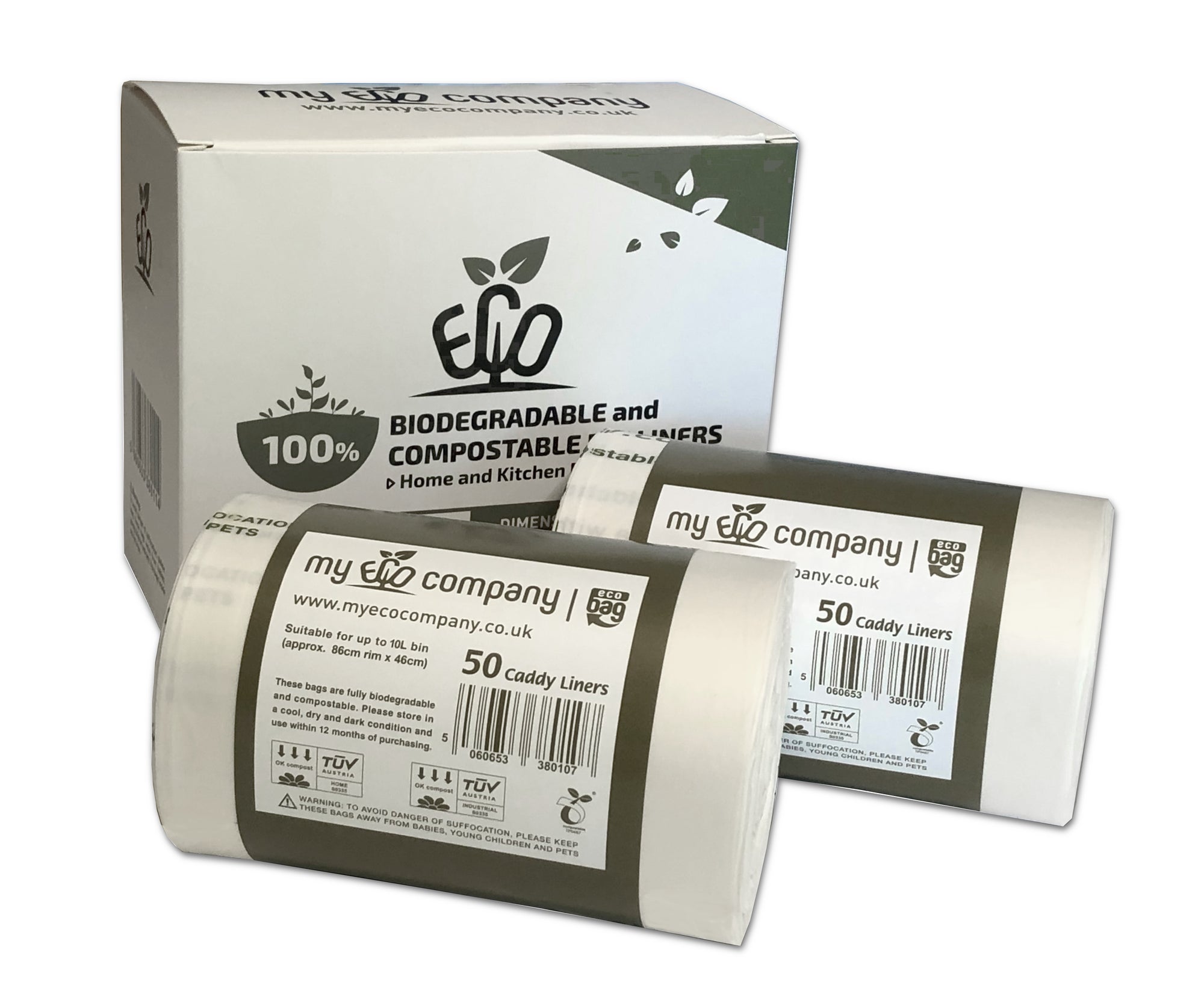Compostable Caddy Liners - Packaging Products Online